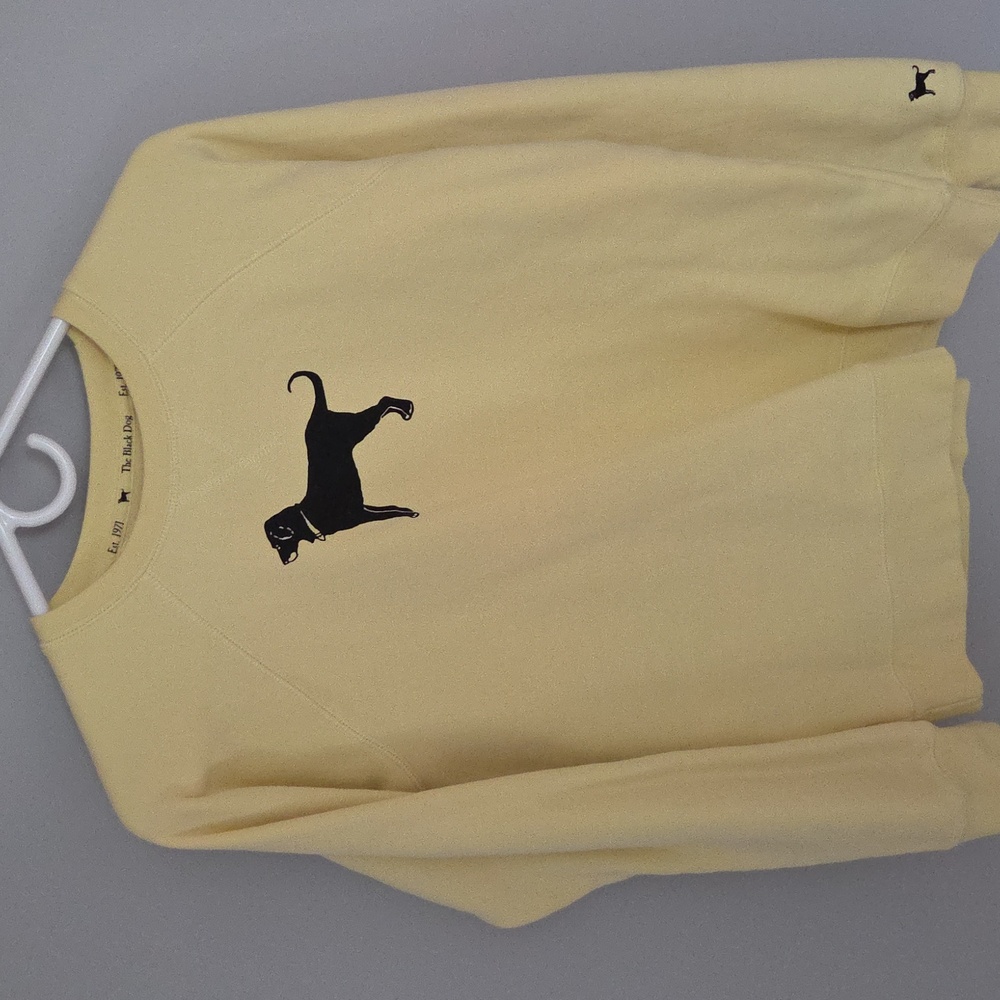 The Black Dog Light Yellow Sweatshirt